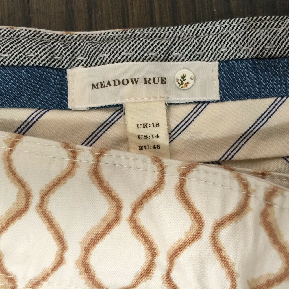MEADOW RUE anthro High Waist Print Shorts 'Madison' - Picture 3 of 10
